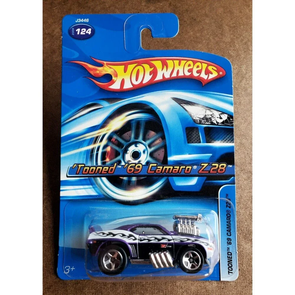 Hot Wheels TOONED '69 CAMARO Z28 Metalflake Purple 124 1:64 K-Mart Exclusive 5SP